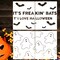 Large Halloween Doormat Stencils Reusable Boo Ghost Stencil(Halloween 01)